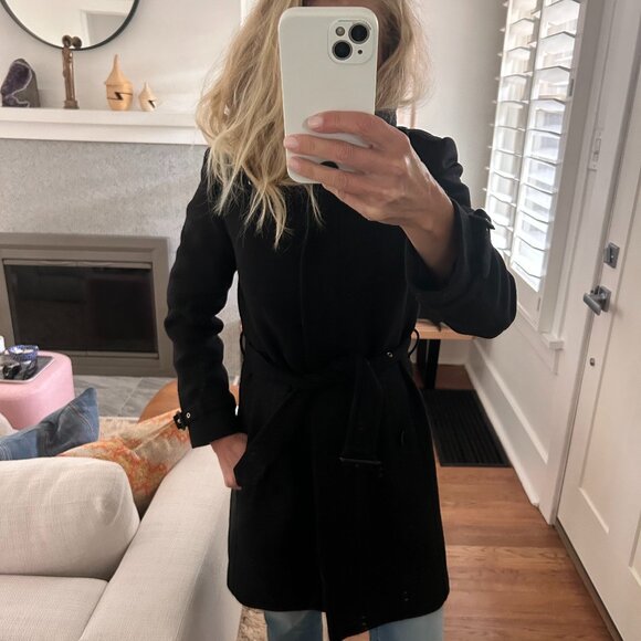 Burberry Wool Coat Size: US6 - Picture 7 of 8